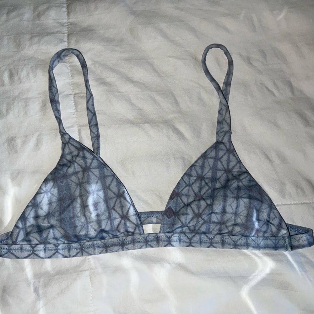 Midori Gray Geometric Bralette
